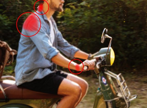 ê buốt chân tay khi lái xe