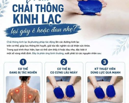 Vì sao chải thông kinh lạc lại gây ê hoặc đau nhẹ?