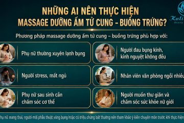 Những ai n&ecirc;n thực hiện massage dưỡng ấm tử cung buồng trứng