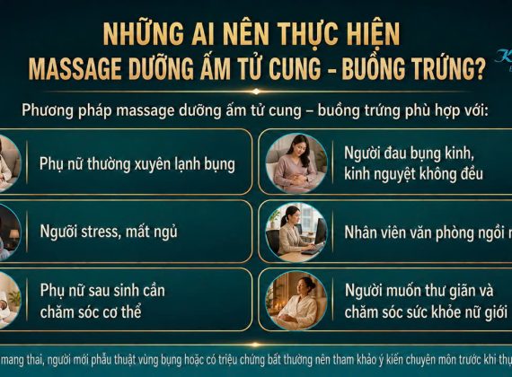 Những ai nên thực hiện massage dưỡng ấm tử cung buồng trứng