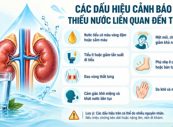 Các dấu hiệu cảnh báo về thiếu nước liên quan đến thận bạn không nên bỏ qua